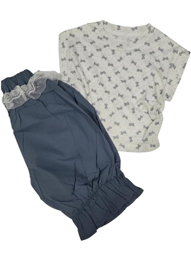 MINIIMODZ MINII MODZ Retro Cuties Skirt Set - Girls Skirt and Top Set with Inner Shorts (2-4 Years) - Party Wear for Toddler Girls - Image 1